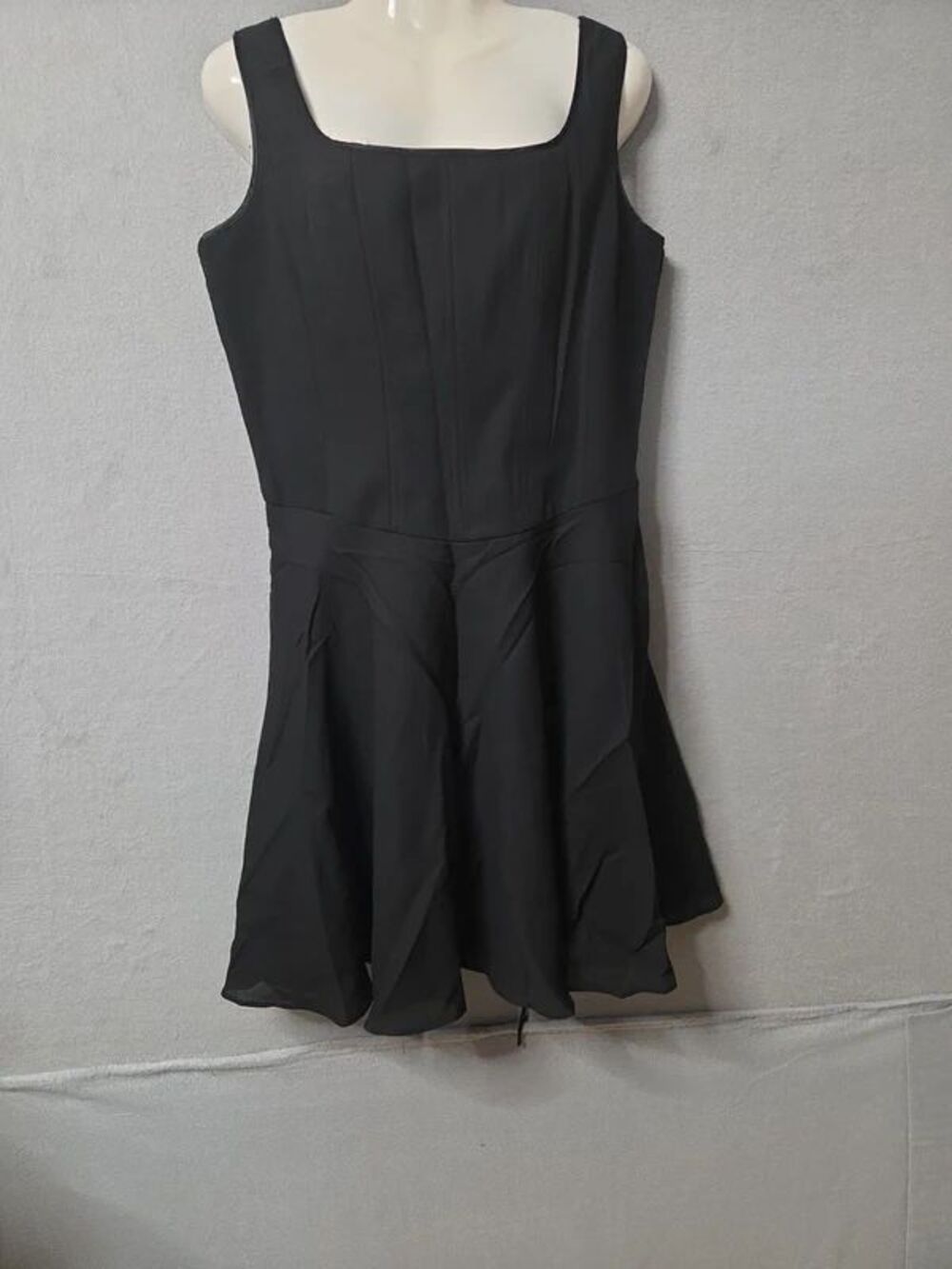 90s Vintage Casual Corner Corset Bodice Dress – Size 12– Made in USA